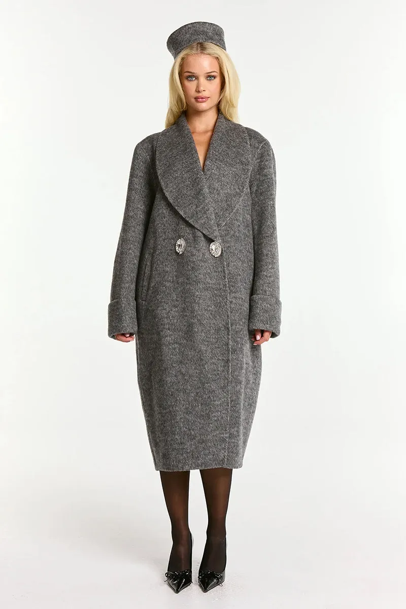 AUDRINA COAT IN GREY