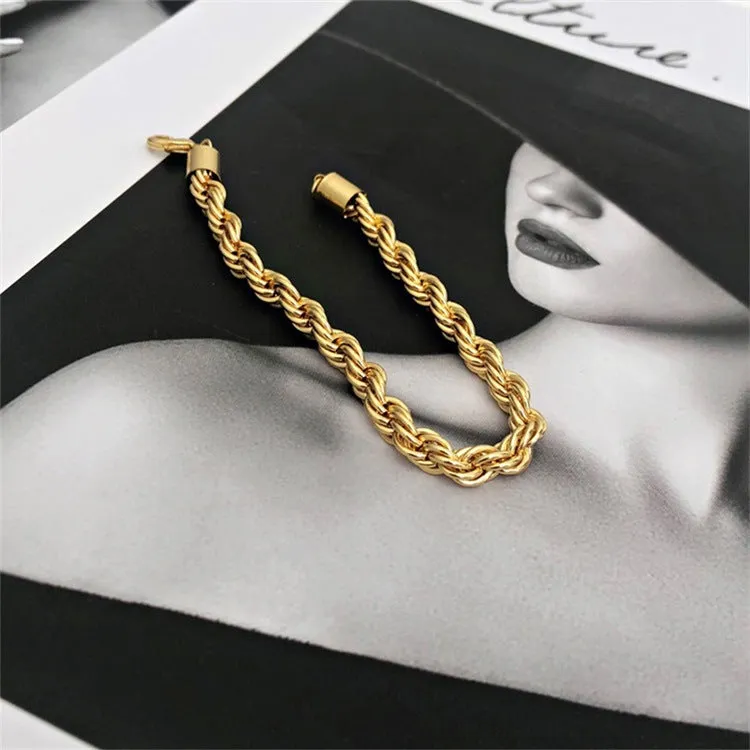 Aurora Gold Rope Bracelet