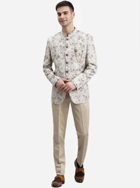 Beige Jodhpuri Suit | JadeBlue