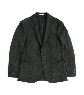 Boglioli Shetland Wool Herringbone K Jacket: Green