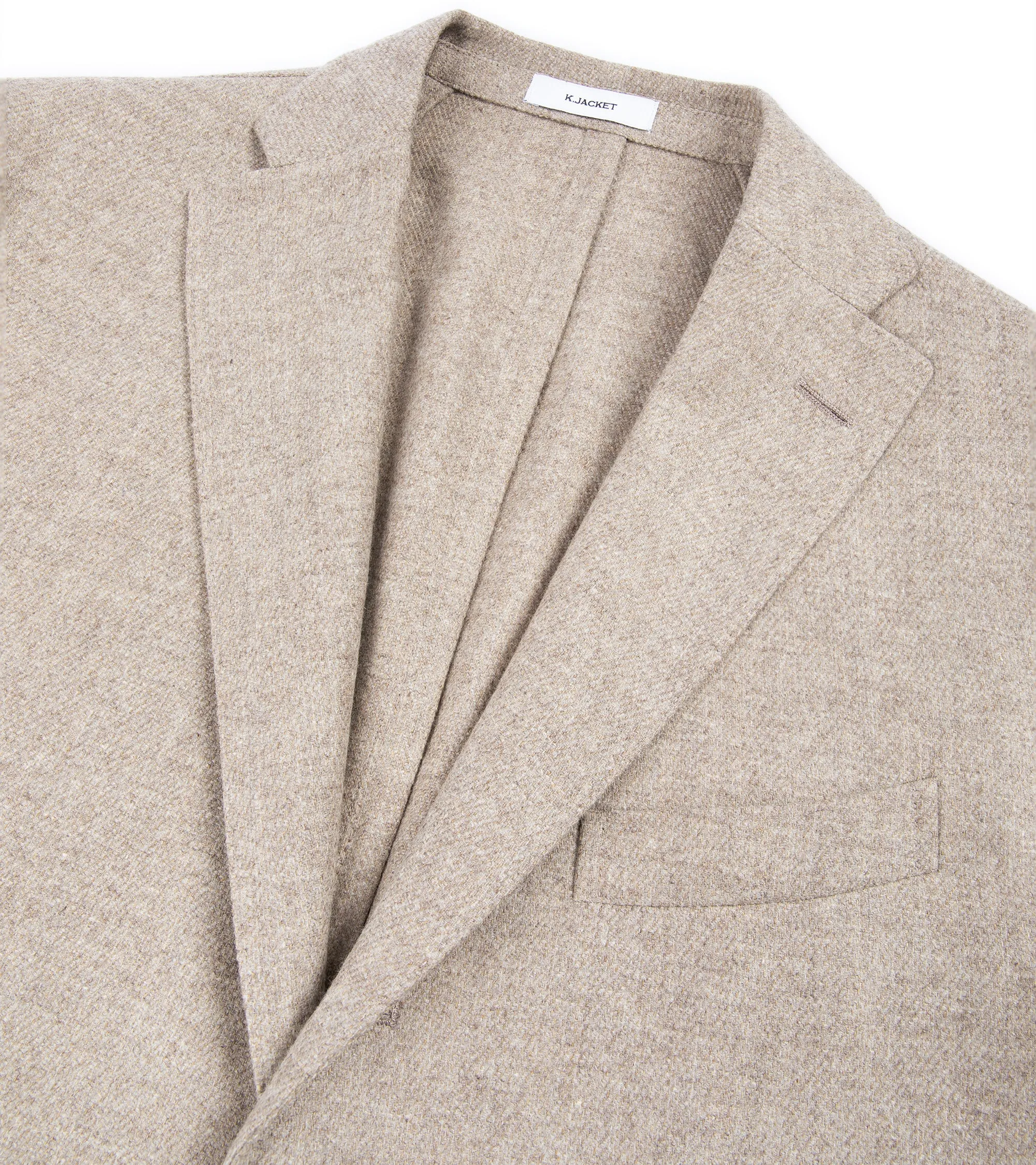 Boglioli Wool Mix Twill K Jacket: Oatmeal