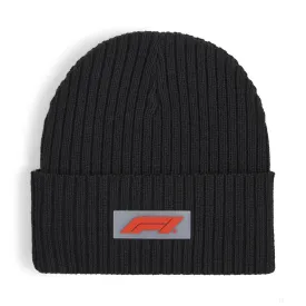 Formula 1 cap, Puma, beanie, black