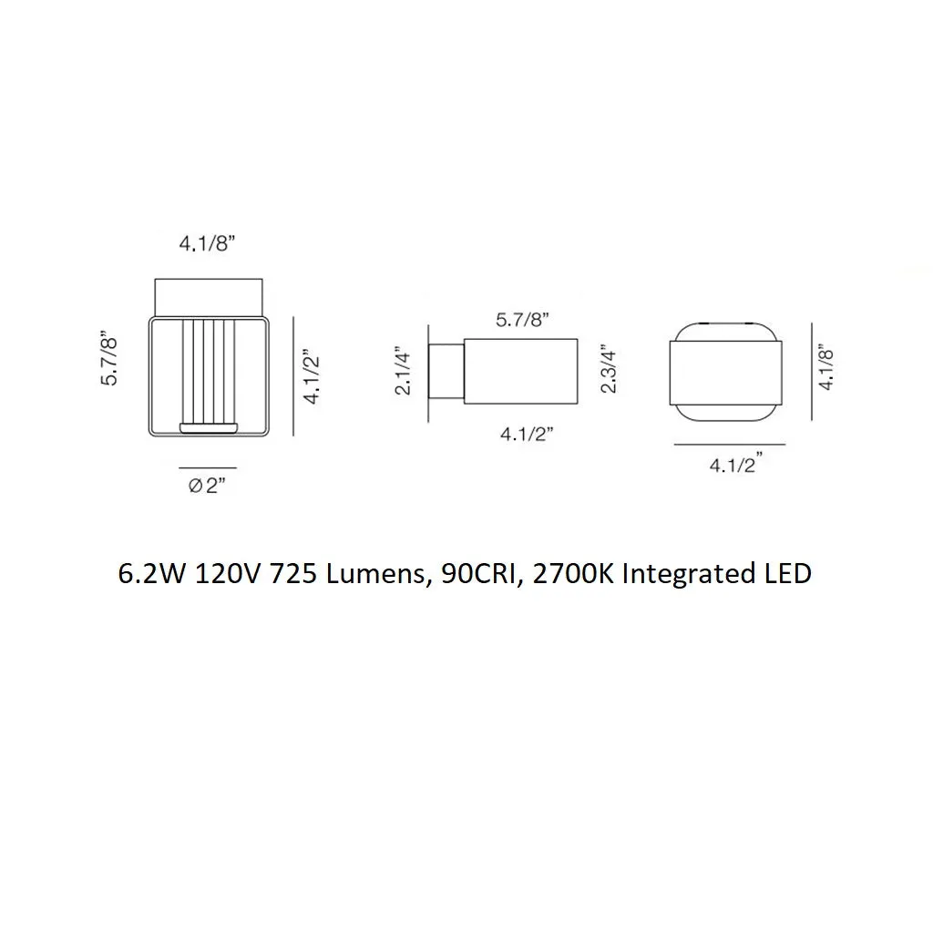 Frame Outdoor LED Wall Sconce