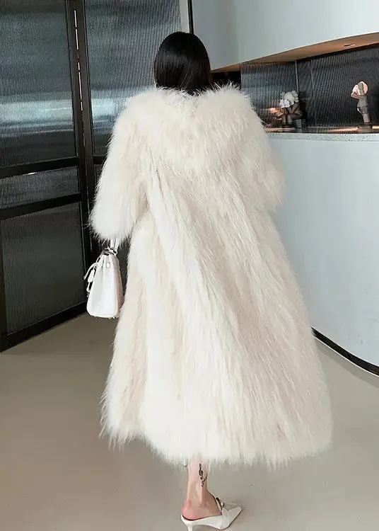 Hooded Fuzzy Fur Fluffy Coat Winter