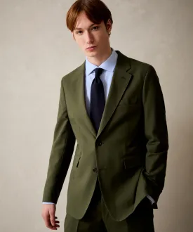 Italian Cotton Sutton Jacket in Olive