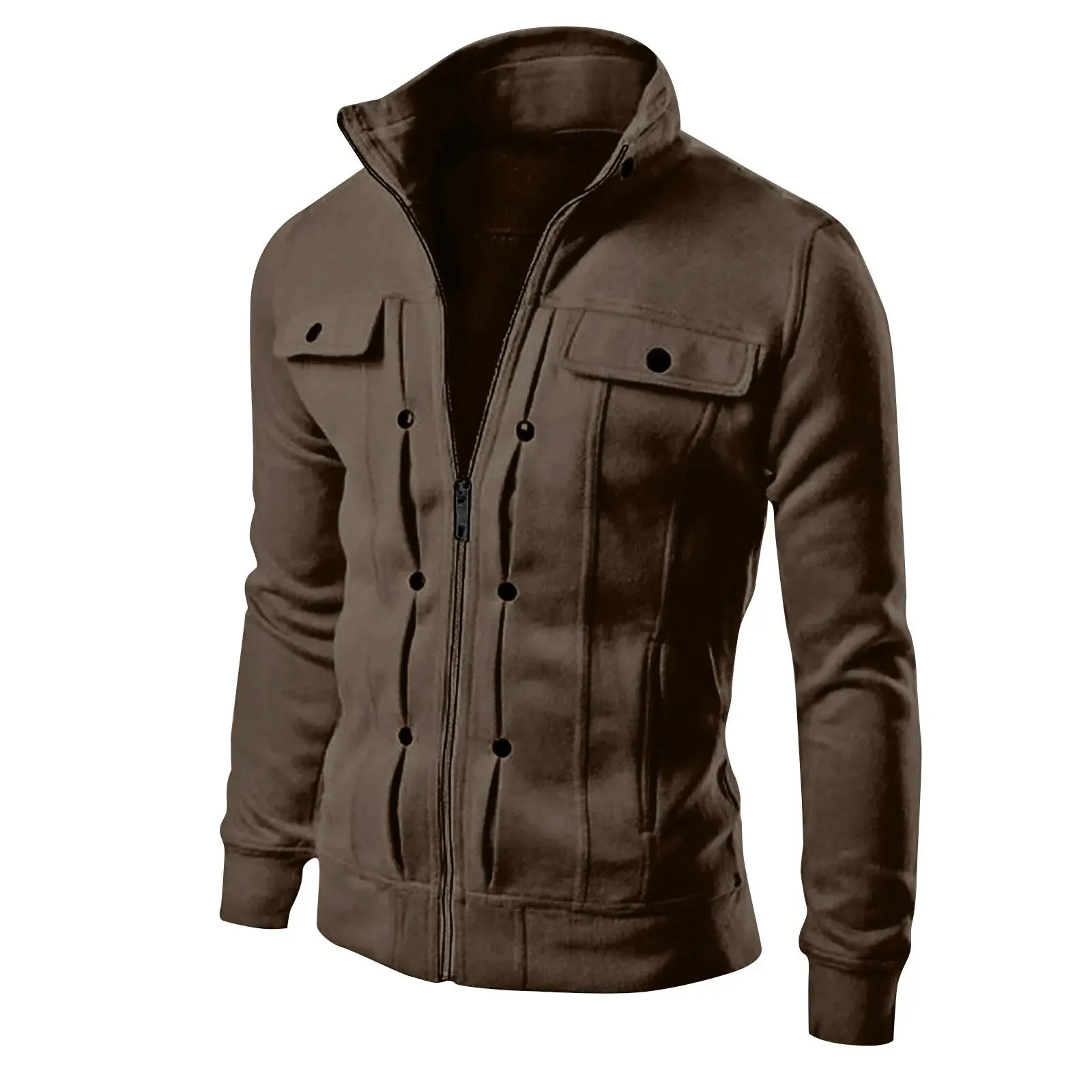 Men's Multi Pocket Casual Wool Jacket*