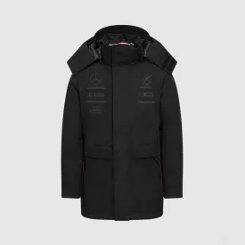 Mercedes Team Winter Coat, Black, 2023