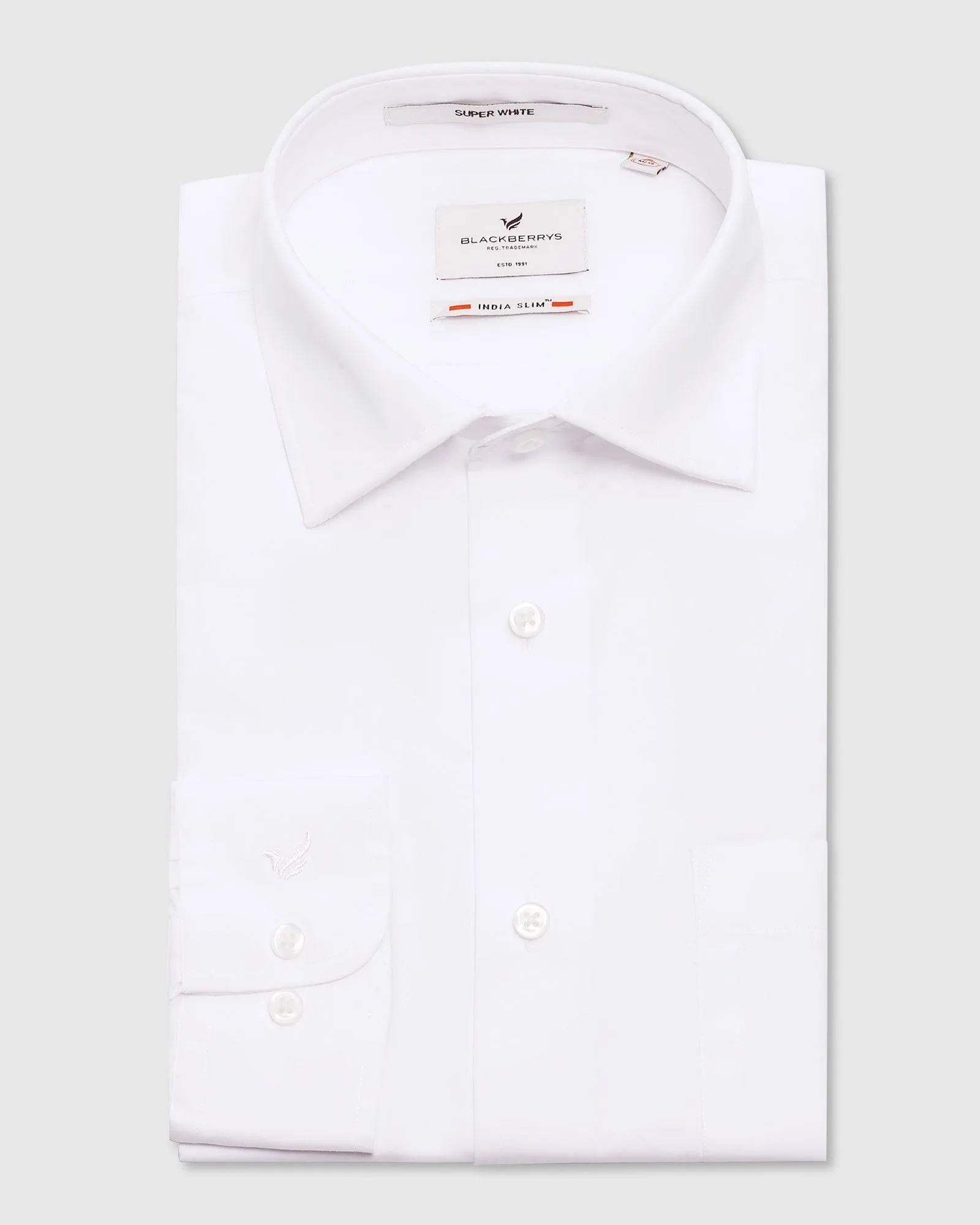 Must Haves Formal White Solid Shirt - Soul