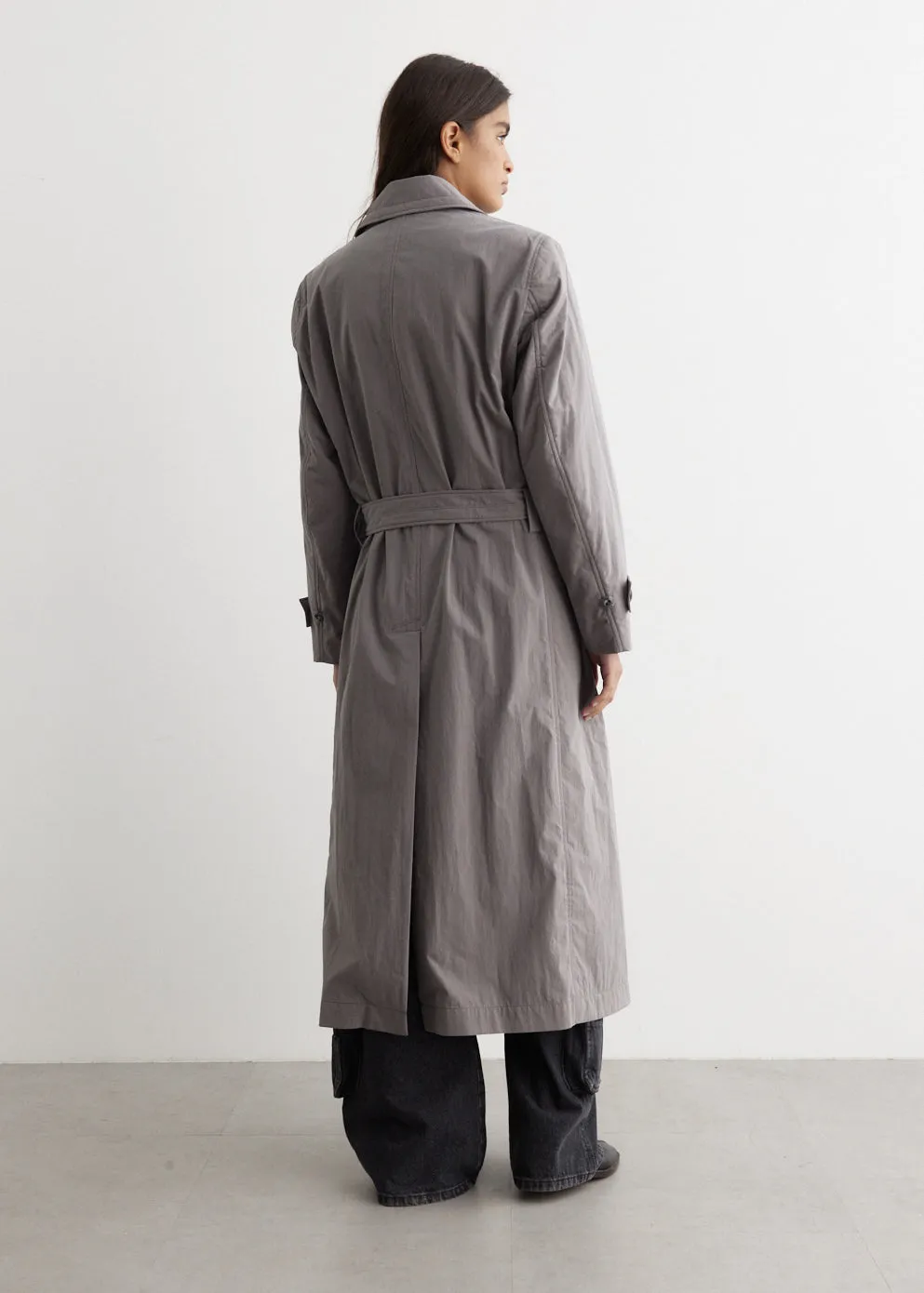 Padded Sleek Long Coat