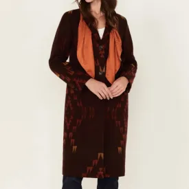 Pendleton Women's Mixed Print Western Jacksonville Jacquard Coat