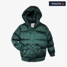 Puffy Coat | Forest Green