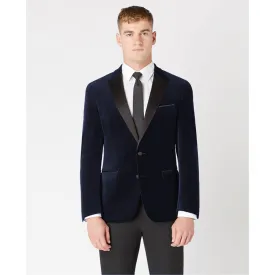 Remus Uomo Monti Velvet Slim Fit Jacket Navy 11850