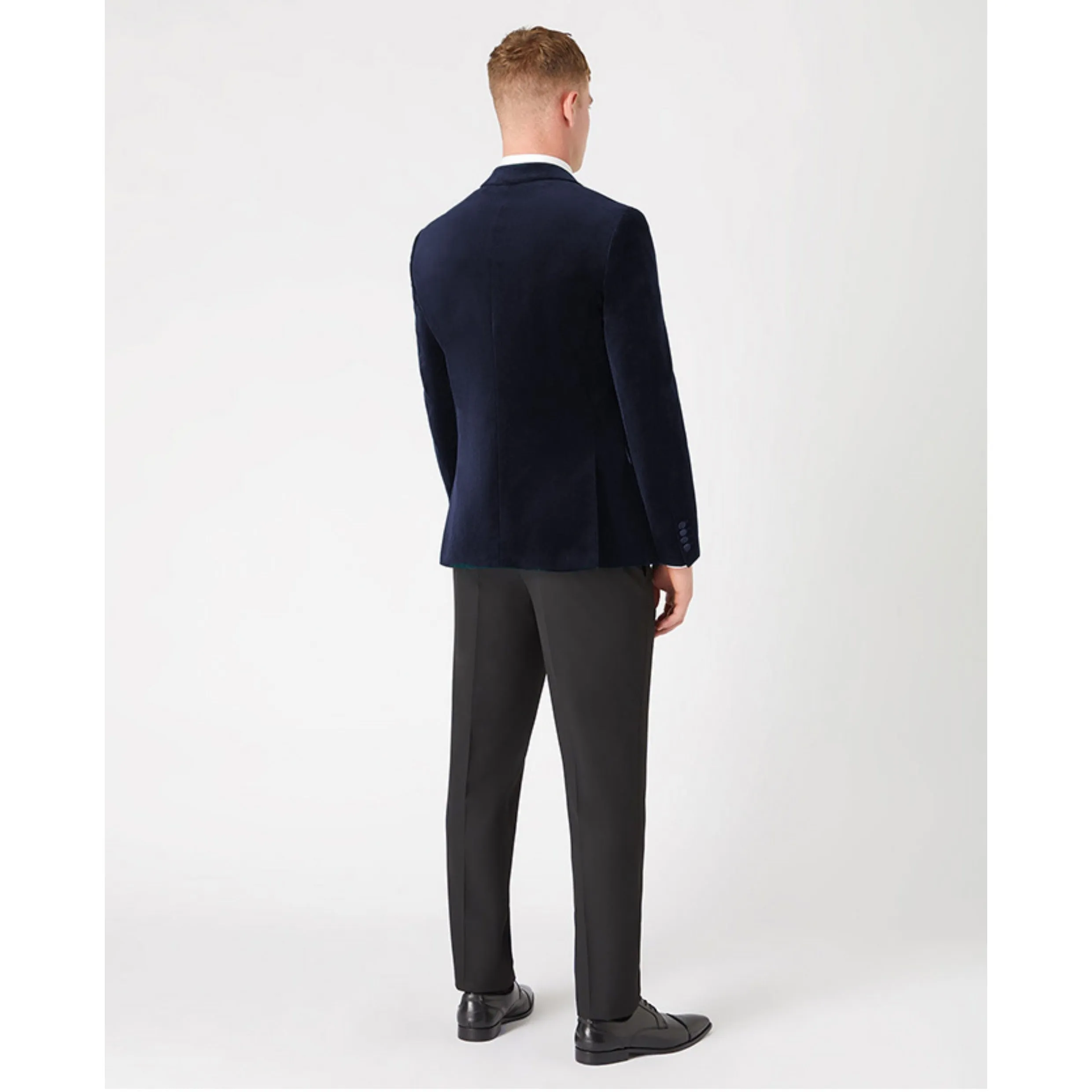 Remus Uomo Monti Velvet Slim Fit Jacket Navy 11850