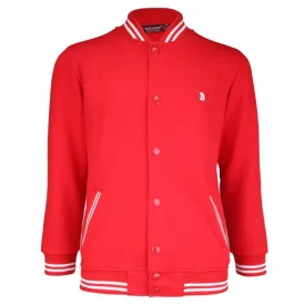 UNISEX RED VARSITY JACKET