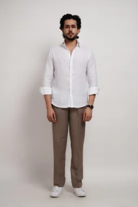 White Linen Shirt